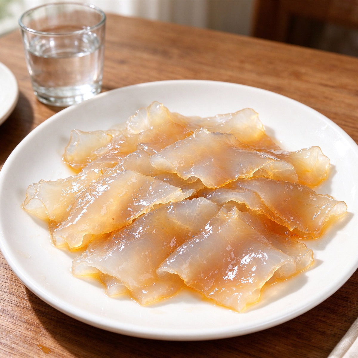Fresh Chilled Jellyfish Salad Slices