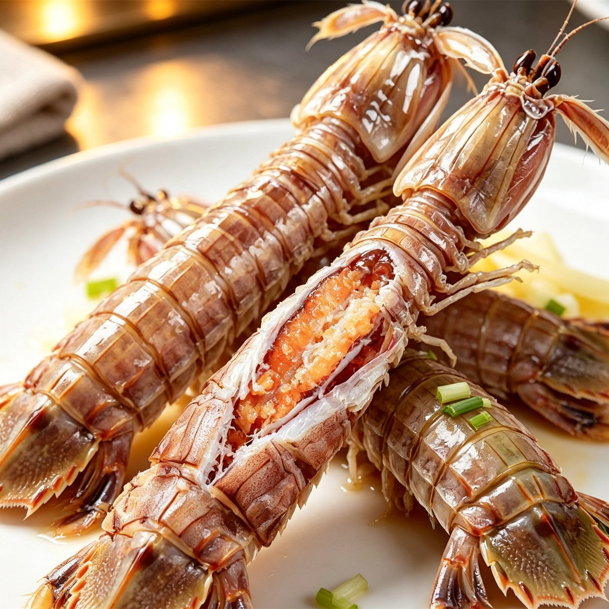 Fresh Whole Raw Mantis Shrimp