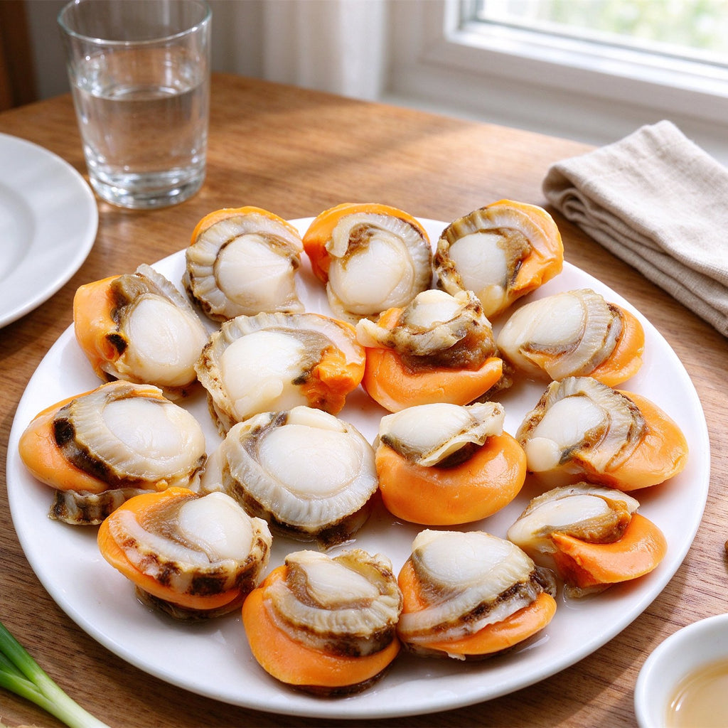 Fresh Whole Scallops On Shell