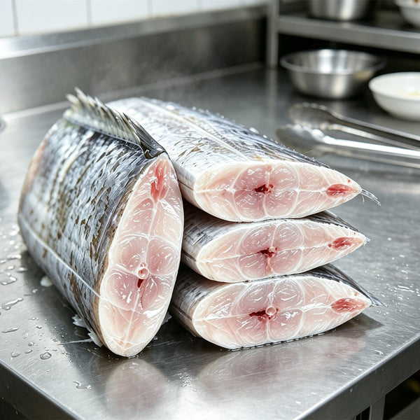 Fresh Raw Beltfish Cut Steaks